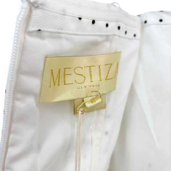 Mestiza New York NEW White Puff Puff Strapless Ball Gown - Women's‎ Size 6 - Picture 14 of 16